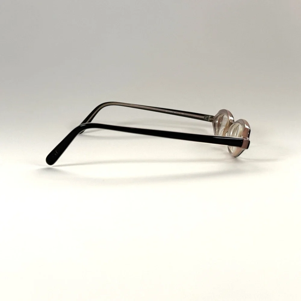 Jean Lafont Paris Bizarre 917 Eyeglasses Frame‎ Only 48-15-138 Black/Purple Oval